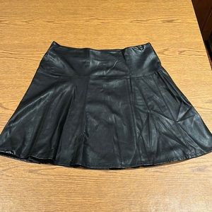 Ann Taylor Faux Leather Skirt